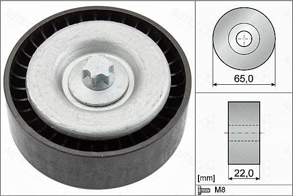 Autex 655115 - Паразитна / водеща ролка, пистов ремък vvparts.bg