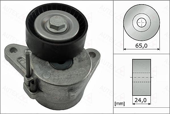 Autex 655120 - Ремъчен обтегач, пистов ремък vvparts.bg