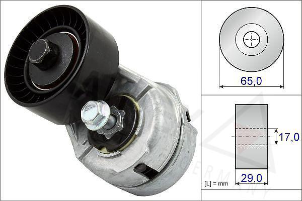 Autex 601347 - Ремъчен обтегач, пистов ремък vvparts.bg