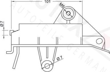 Autex 631548 - Демпер (успокоител-ртепт.вибр.), зъбен ремък vvparts.bg