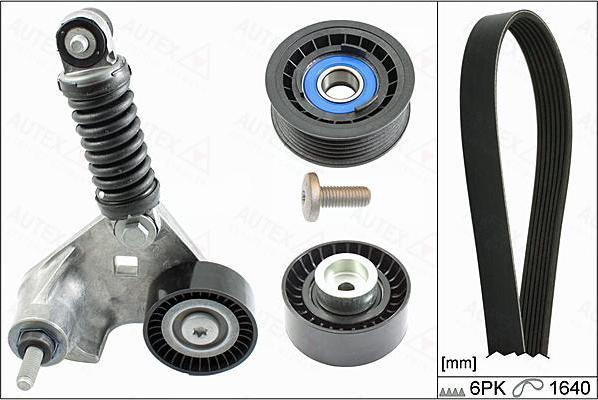 Autex 702907 - Комплект пистов ремък vvparts.bg