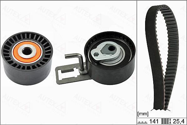 Autex 702915 - Комплект ангренажен ремък vvparts.bg