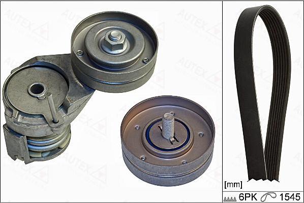 Autex 702911 - Комплект пистов ремък vvparts.bg