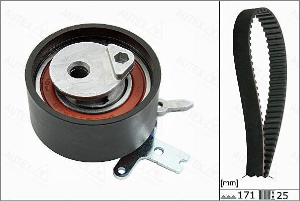 Autex 702923 - Комплект ангренажен ремък vvparts.bg