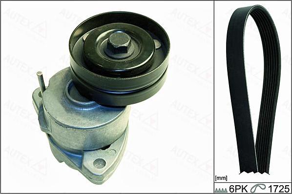 Autex 702899 - Комплект пистов ремък vvparts.bg