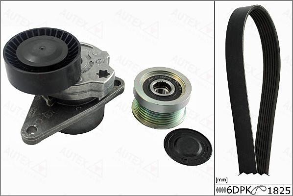 Autex 702856 - Комплект пистов ремък vvparts.bg