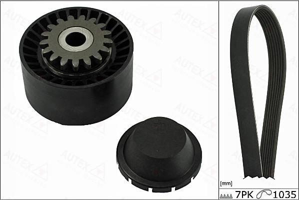 Autex 702852 - Комплект пистов ремък vvparts.bg