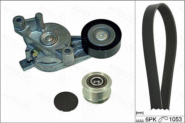 Autex 702807 - Комплект пистов ремък vvparts.bg