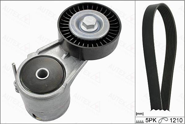 Autex 702810 - Комплект пистов ремък vvparts.bg