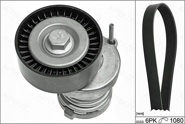 Autex 702883 - Комплект пистов ремък vvparts.bg