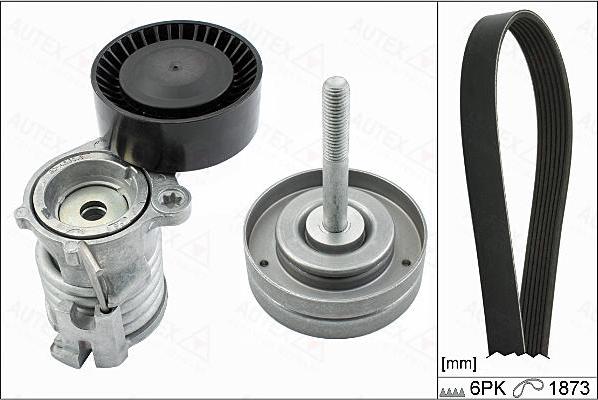 Autex 702887 - Комплект пистов ремък vvparts.bg