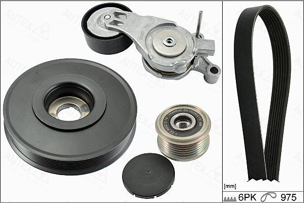 Autex 702870 - Комплект пистов ремък vvparts.bg