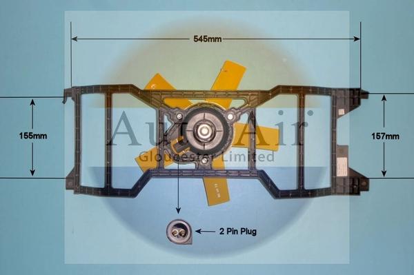 Auto Air Gloucester 05-1245 - Електромотор, вентилатор на радиатора vvparts.bg