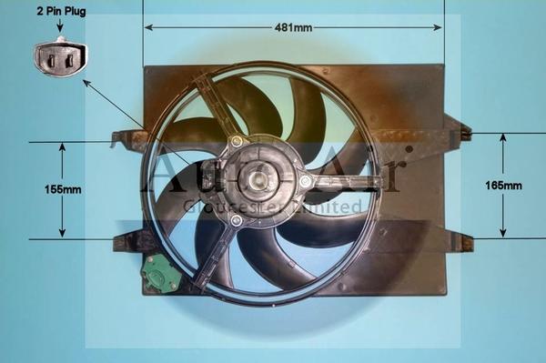 Auto Air Gloucester 05-1258 - Електромотор, вентилатор на радиатора vvparts.bg