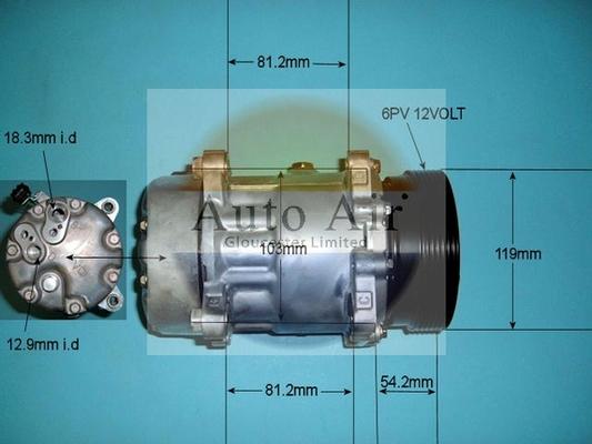 Auto Air Gloucester 14-9699 - Компресор, климатизация vvparts.bg