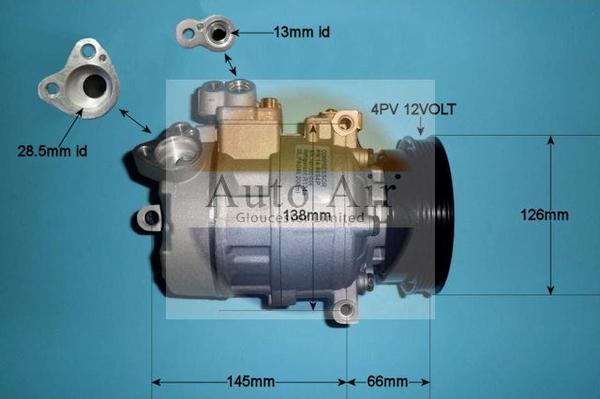 Auto Air Gloucester 14-9694P - Компресор, климатизация vvparts.bg