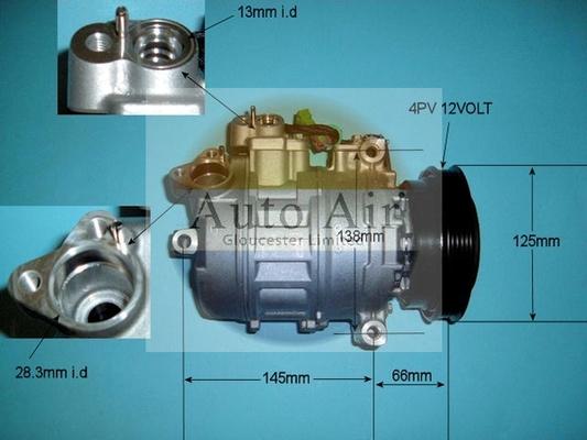 Auto Air Gloucester 14-9694 - Компресор, климатизация vvparts.bg