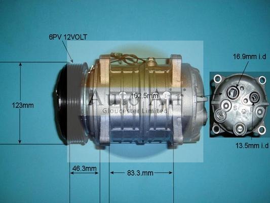 Auto Air Gloucester 14-9647 - Компресор, климатизация vvparts.bg