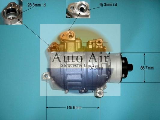 Auto Air Gloucester 14-9658 - Компресор, климатизация vvparts.bg