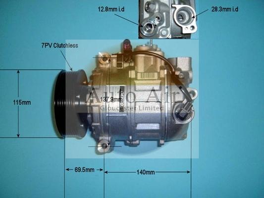 Auto Air Gloucester 14-9745 - Компресор, климатизация vvparts.bg