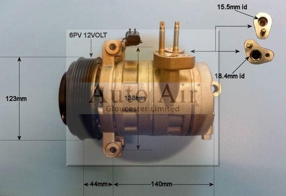 Auto Air Gloucester 14-9746 - Компресор, климатизация vvparts.bg