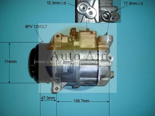 Auto Air Gloucester 14-9740 - Компресор, климатизация vvparts.bg