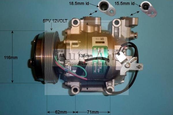 Auto Air Gloucester 14-9748 - Компресор, климатизация vvparts.bg