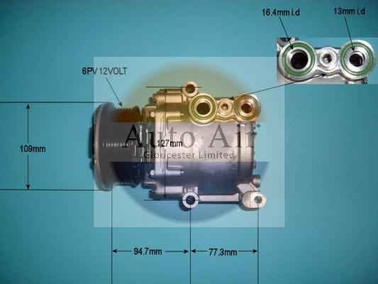 Auto Air Gloucester 14-9759 - Компресор, климатизация vvparts.bg