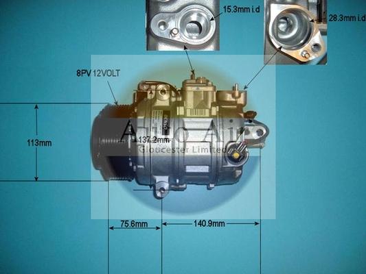 Auto Air Gloucester 14-9754 - Компресор, климатизация vvparts.bg