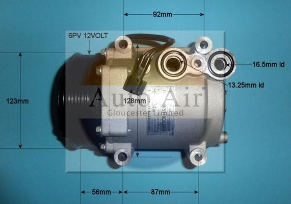 Auto Air Gloucester 14-9758P - Компресор, климатизация vvparts.bg