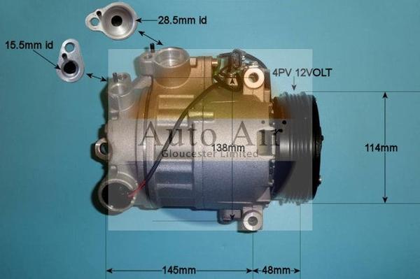 Auto Air Gloucester 14-9766P - Компресор, климатизация vvparts.bg