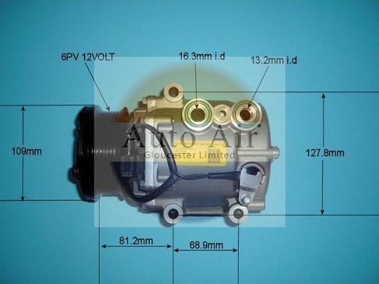 Auto Air Gloucester 14-9719 - Компресор, климатизация vvparts.bg