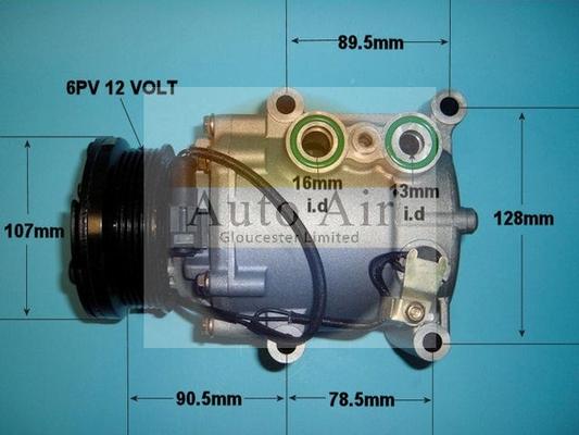 Auto Air Gloucester 14-9715P - Компресор, климатизация vvparts.bg