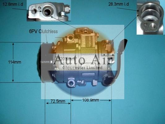 Auto Air Gloucester 14-9718P - Компресор, климатизация vvparts.bg