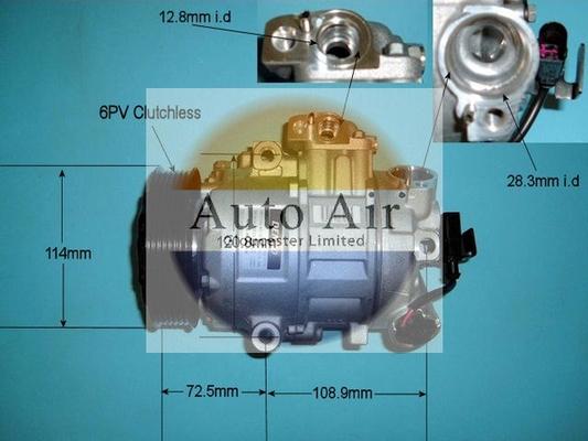 Auto Air Gloucester 14-9718 - Компресор, климатизация vvparts.bg