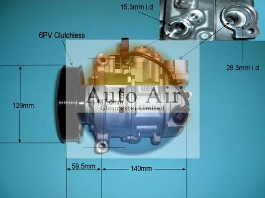 Auto Air Gloucester 14-9738 - Компресор, климатизация vvparts.bg