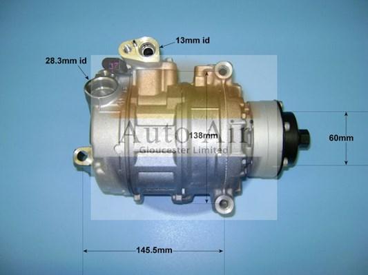 Auto Air Gloucester 14-9725 - Компресор, климатизация vvparts.bg