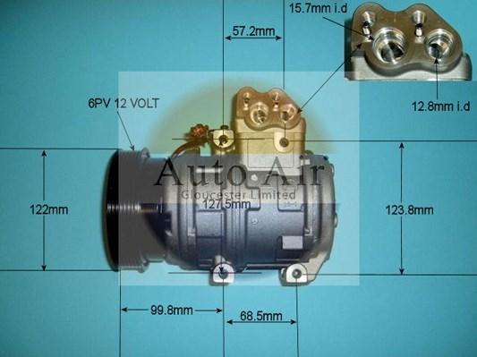 Auto Air Gloucester 14-9726 - Компресор, климатизация vvparts.bg