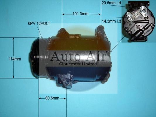 Auto Air Gloucester 14-9720R - Компресор, климатизация vvparts.bg