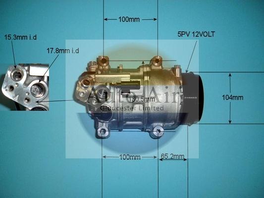 Auto Air Gloucester 14-9728 - Компресор, климатизация vvparts.bg