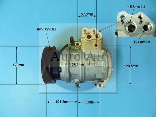 Auto Air Gloucester 14-9727 - Компресор, климатизация vvparts.bg