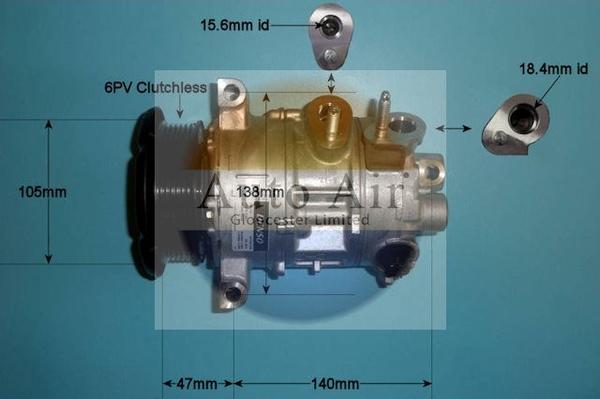 Auto Air Gloucester 14-9770 - Компресор, климатизация vvparts.bg