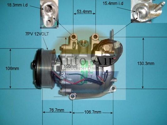 Auto Air Gloucester 14-4992 - Компресор, климатизация vvparts.bg