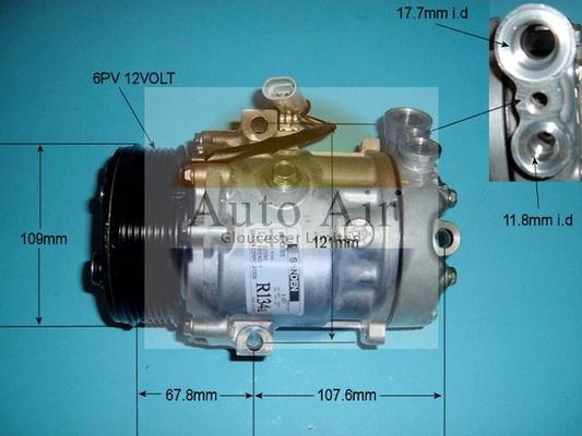 Auto Air Gloucester 14-4397 - Компресор, климатизация vvparts.bg