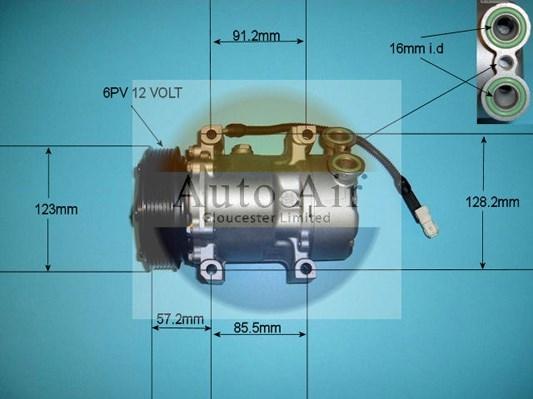 Auto Air Gloucester 14-5972R - Компресор, климатизация vvparts.bg