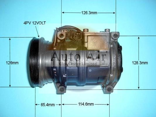 Auto Air Gloucester 14-5663R - Компресор, климатизация vvparts.bg