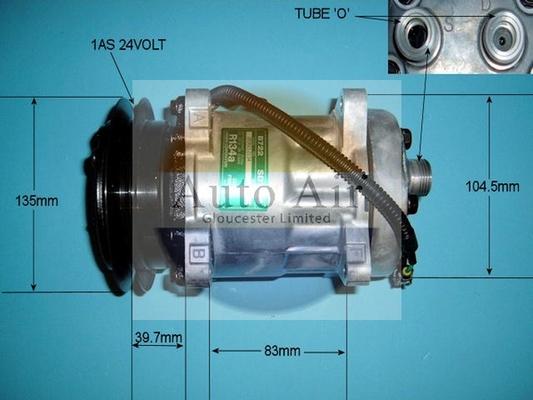 Auto Air Gloucester 14-5044 - Компресор, климатизация vvparts.bg