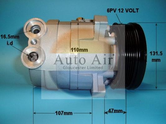 Auto Air Gloucester 14-5106 - Компресор, климатизация vvparts.bg