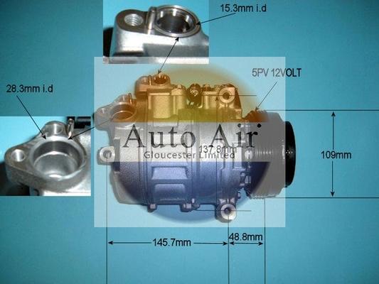 Auto Air Gloucester 14-6464 - Компресор, климатизация vvparts.bg