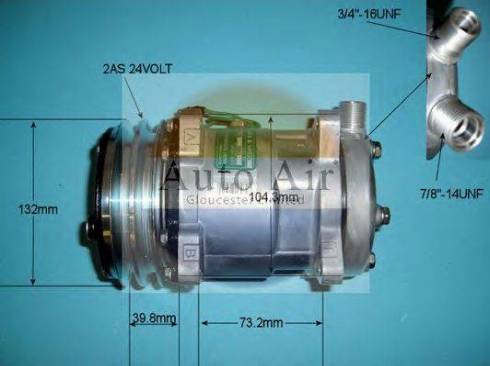 Auto Air Gloucester 14-6627 - Компресор, климатизация vvparts.bg